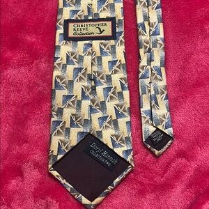 Christopher Reeve Daryl‎ Hannah Collection 2 Necktie 100% Silk Neck Tie